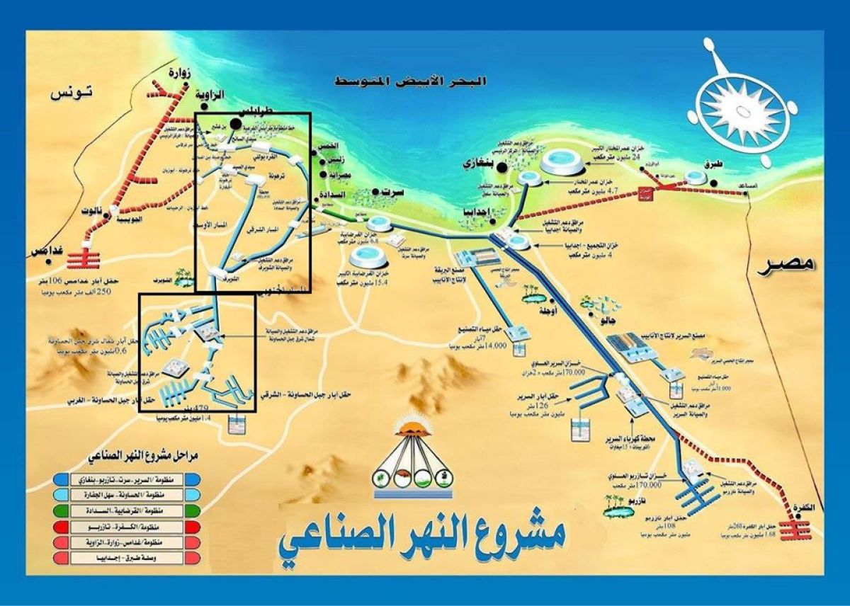 بدء دخول مياه النهر تدريجيا لشبكة مياه مدينة طرابلس