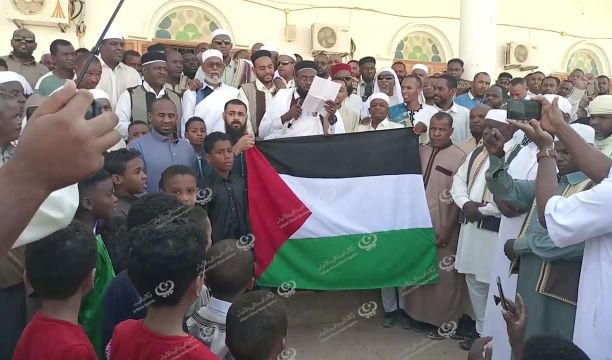 أهالي الغريفة يتضامنون مع أهل غزة ونصرة القضية الفلسطينية