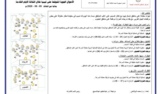 غرف عزل متنقّلة لعلاج حالات الإصابة الحرجة بفيروس (كورونا) في مدينة سبها