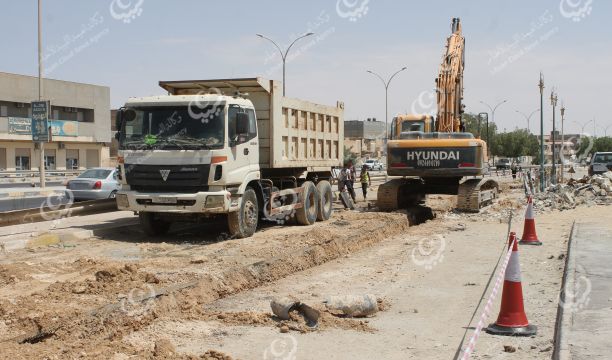 صيانة محول كهربائي هوائي بقدرة (200) كيلو فولت بمنطقة بوجرار بتوكرة