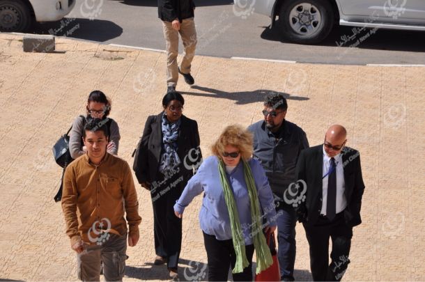 مؤتمر صحفي مشترك لجهاز مكافحة الهجرة غير الشرعية مع السفير الإيطالي ومفوضية شؤون اللاجئين
