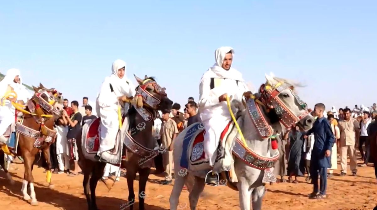 انطلاق مهرجان (لمة خوت) للفروسية والشعر الشعبي في نسخته الأولى بمنطقة أولاد محمود