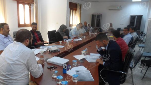 اجتماع لإدارة مستشفى 222 لأمراض النساء بسبها