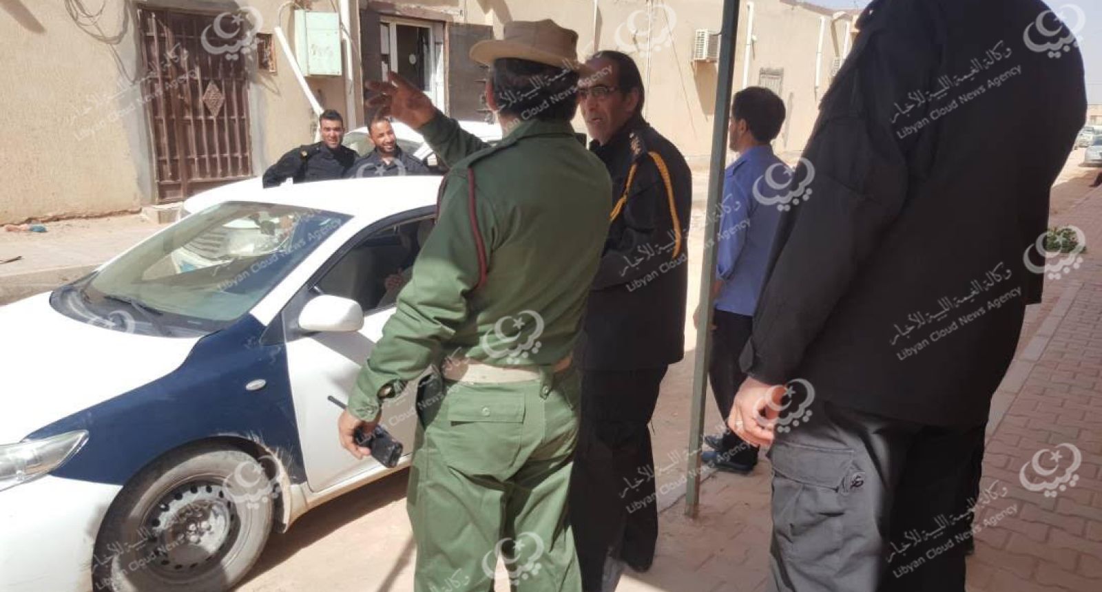الحرس البلدي بني وليد يتابع إجراءات العمالة الوافدة