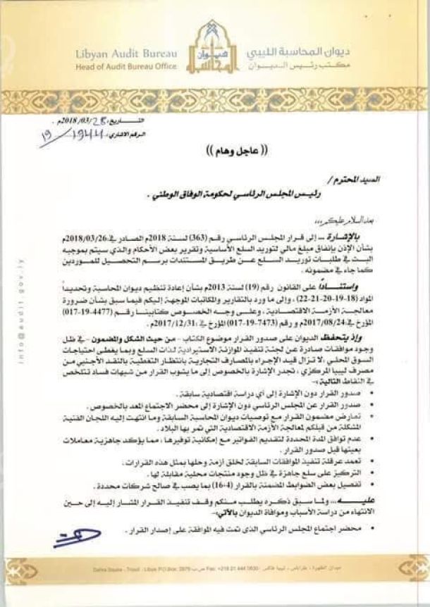 مراقبة اقتصاد سبها تتابع الاعتمادات المصرفية للشركات بالبلدية