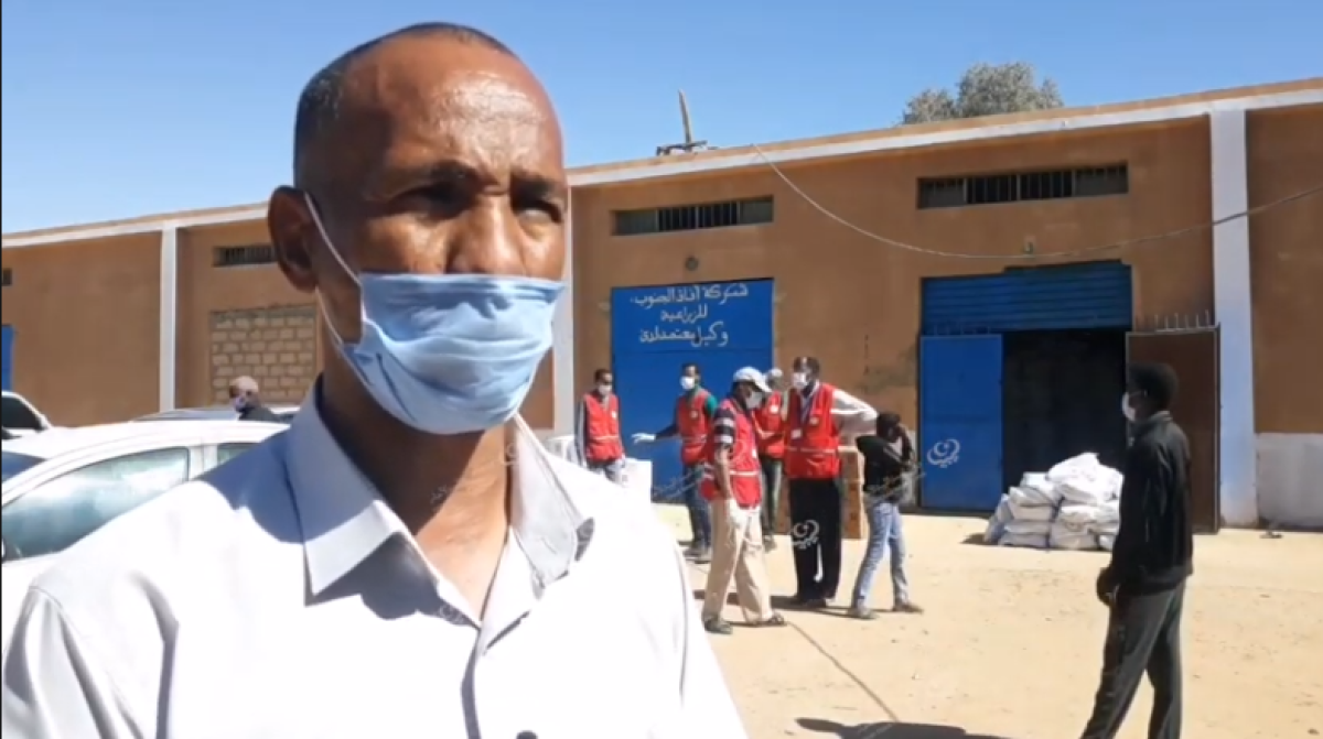 الهلال الأحمر أوباري يوزع مساعدات على نازحي مزرق بمناطق وبلديات وادي الآجال