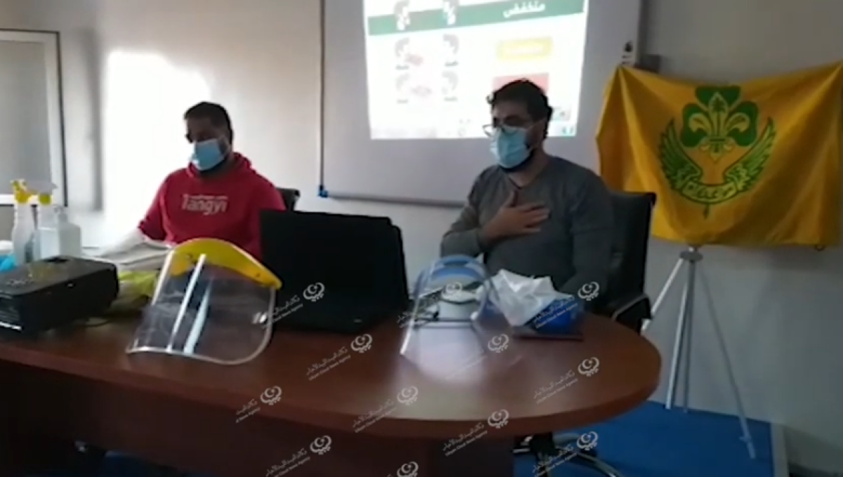 عقد ندوة توعوية تثقيفية بعنوان (الكشفية وتحدي كورونا) بصرمان