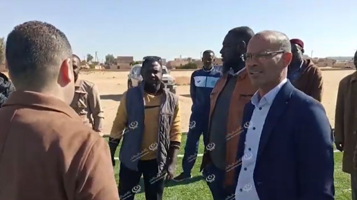 وفد من وزارة الرياضة يتأسف على بنية ملاعب الجنوب ويقف على متطلبات أندية وادي الحياة