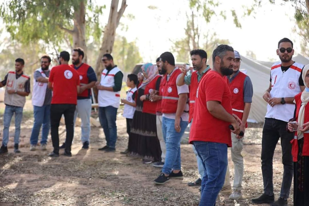 الهلال الأحمر مصراتة ينظم مخيم شبيبة الهلال لتدريب المتطوعين وتنمية قدراتهم