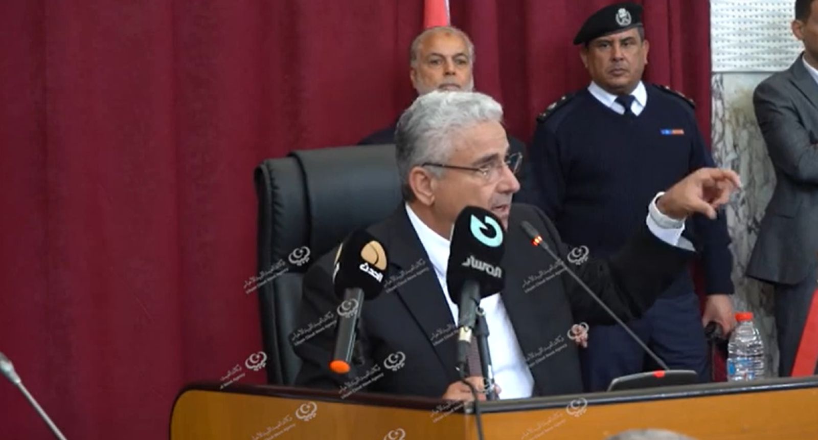 زيارة رئيس الوزراء بالحكومة الليبية إلى مدينة البيضاء