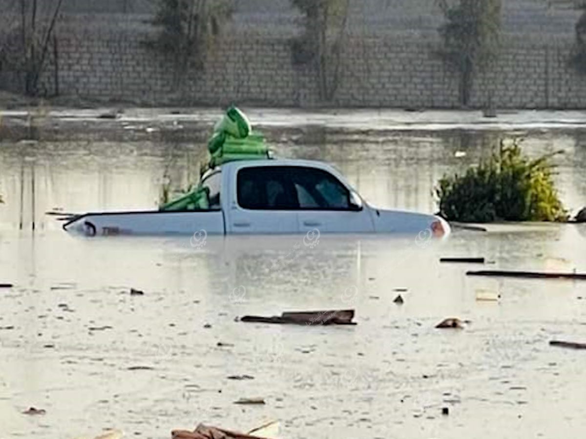 انفجار خط مياه النهر الصناعي يتسبب في قطع المياه على مدينة اجدابيا