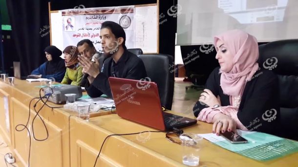 جمعية الهلال الأحمر الليبي فرع صبراتة تنظم دورة إسعاف لطلبة جامعة صبراتة