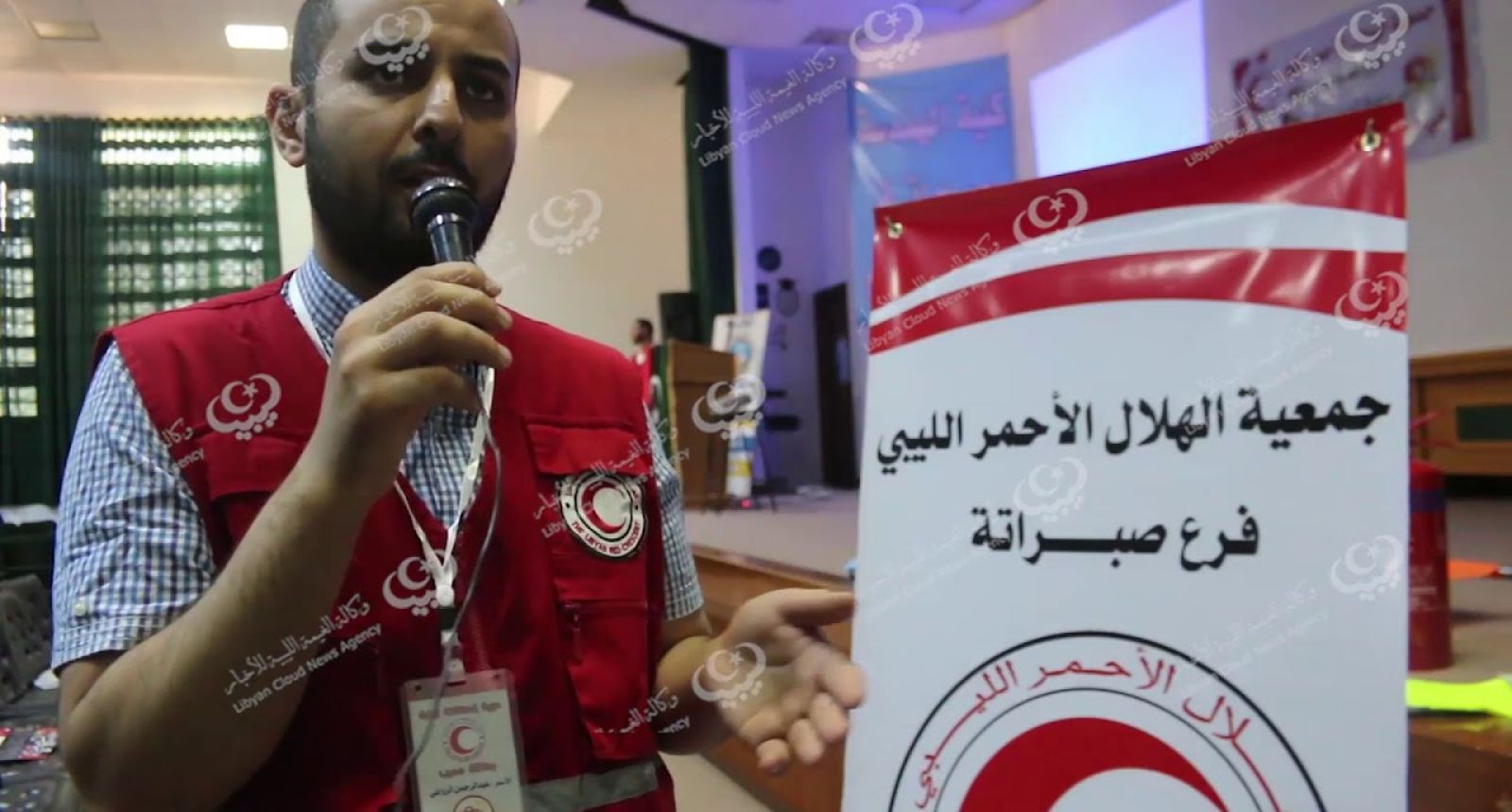جمعية الهلال الأحمر الليبي فرع صبراتة تنظم دورة إسعاف لطلبة جامعة صبراتة