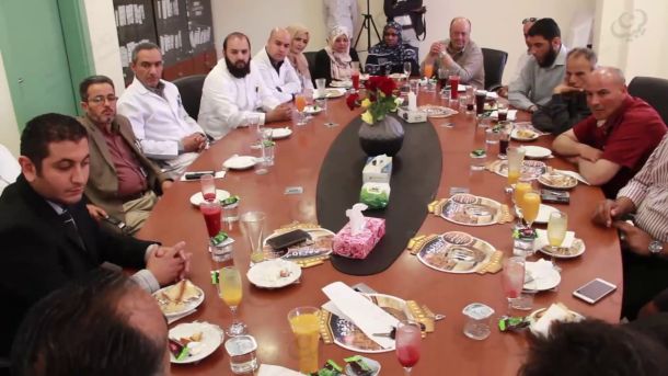 وفد طبي من حملة (صحتك أمانة) يزور مستشفى الحوادث بمدينة الزنتان