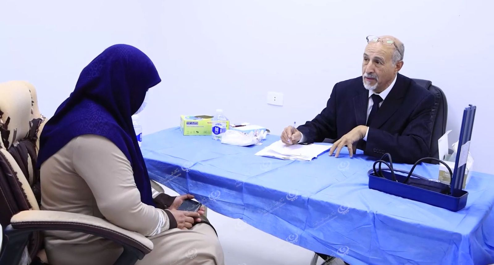 مستشفى القلعة القروي يستقبل قافلة الشاملي الطبية