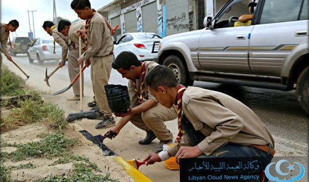 فوج كشاف المرج يحتفل بيوم المدينة.