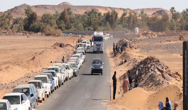 رماية ودخان كثيف في محيط وزارة الخارجية بطرابلس