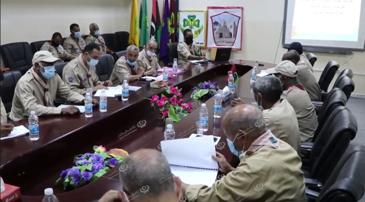 مناقشة البحوث النظرية لنيل الشارة الخشبية بكشاف غدامس