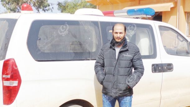 اعتصام العاملين بالشركة العامة للمياه والصرف الصحي مكتب خدمات طبرق