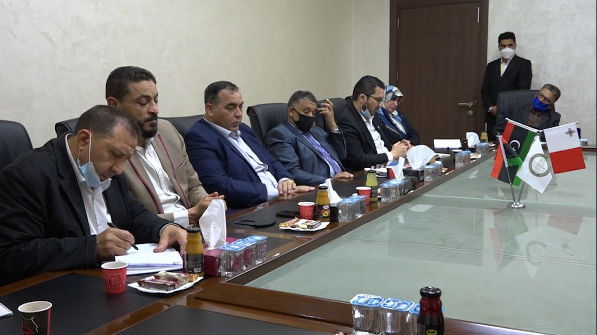 زيارة وزير المالية والعمل المالطي إلى مدينة مصراتة 1 زيارة وزير المالية والعمل المالطي إلى مدينة مصراتة