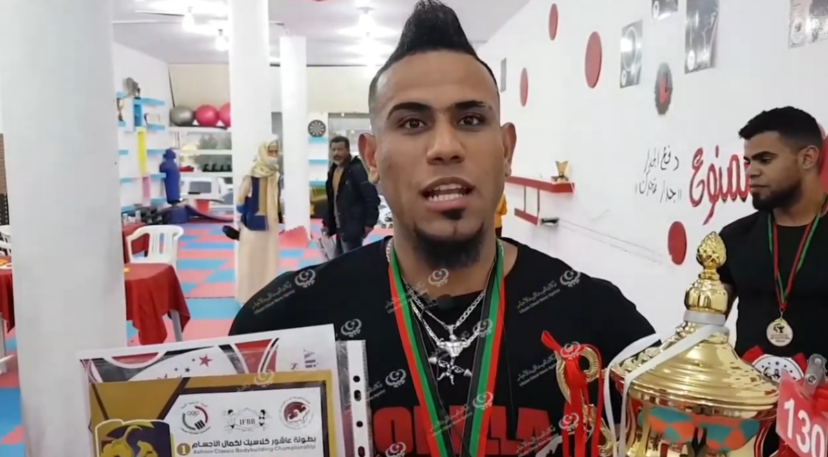 تكريم في اجدابيا للفائزين ببطولات كمال أجسام