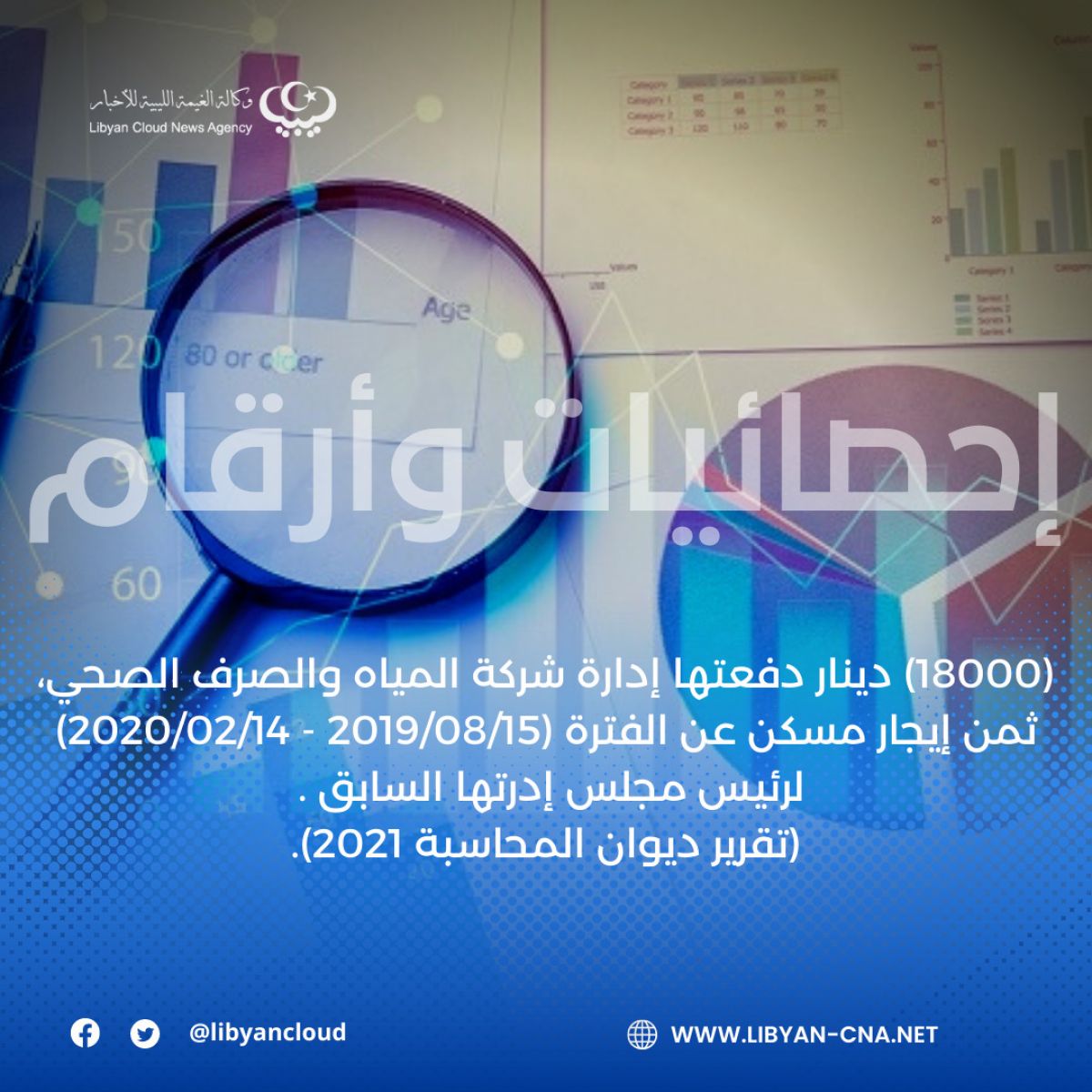 (18000) دينار دفعتها إدارة شركة المياه والصرف الصحي إيجار مسكن