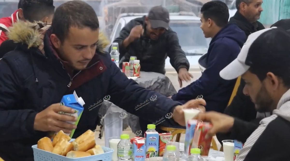 عودة مائدة الإفطار الرمضانية لاستقبال ضيوف الرحمن وعابري السبيل بمدينة زوارة