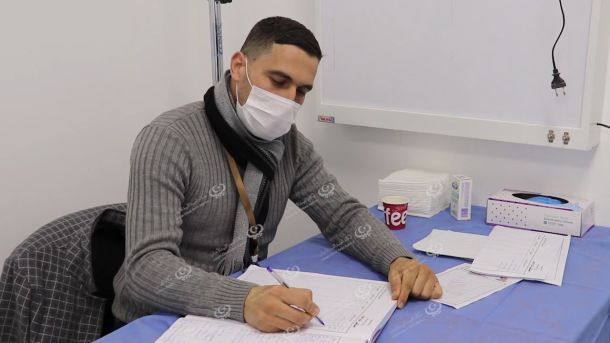 بيان أهالي منطقة الحنية من أمام المستشفى القروي