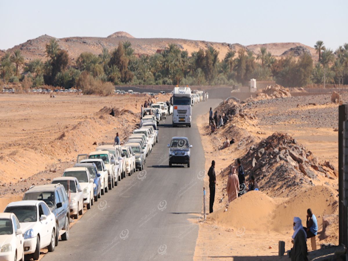 أزمة الوقود ببلدية سبها لازالت متواصلة