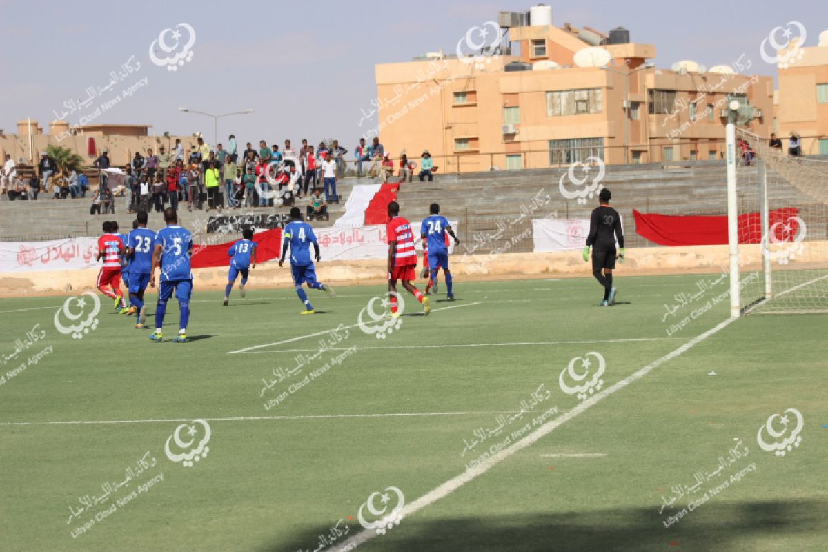 فريق هلال سبها يحتفل بحصوله على الترتيب الأول بالجنوب