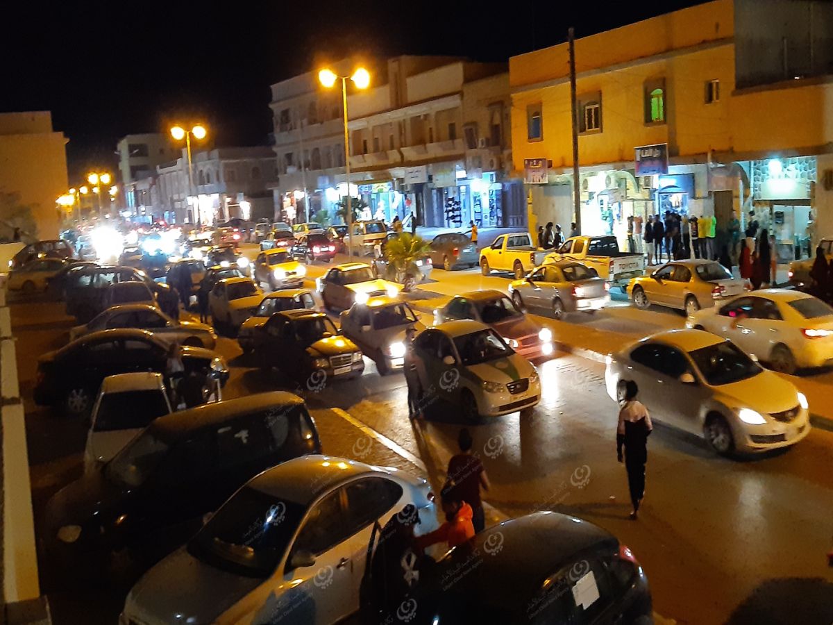 عودة الحركة تدريجيا لشوارع مدينة ترهونة