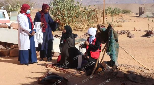 مستشفى القلعة القروي يستقبل قافلة الشاملي الطبية
