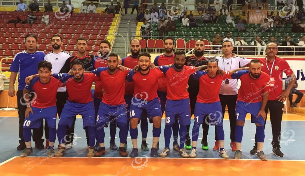 منتخب بنغازي يفوز ببطولة عمر المختار لكرة القدم داخل الصالات