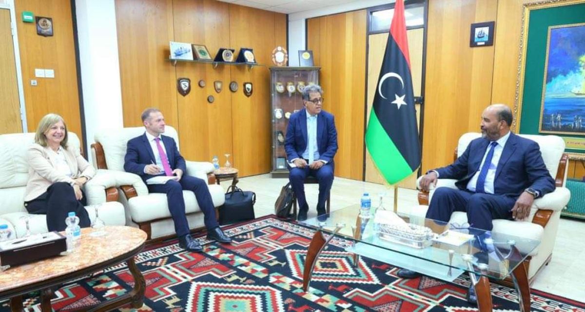 النائب بالمجلس الرئاسي يستقبل المبعوث الفرنسي لليبيا