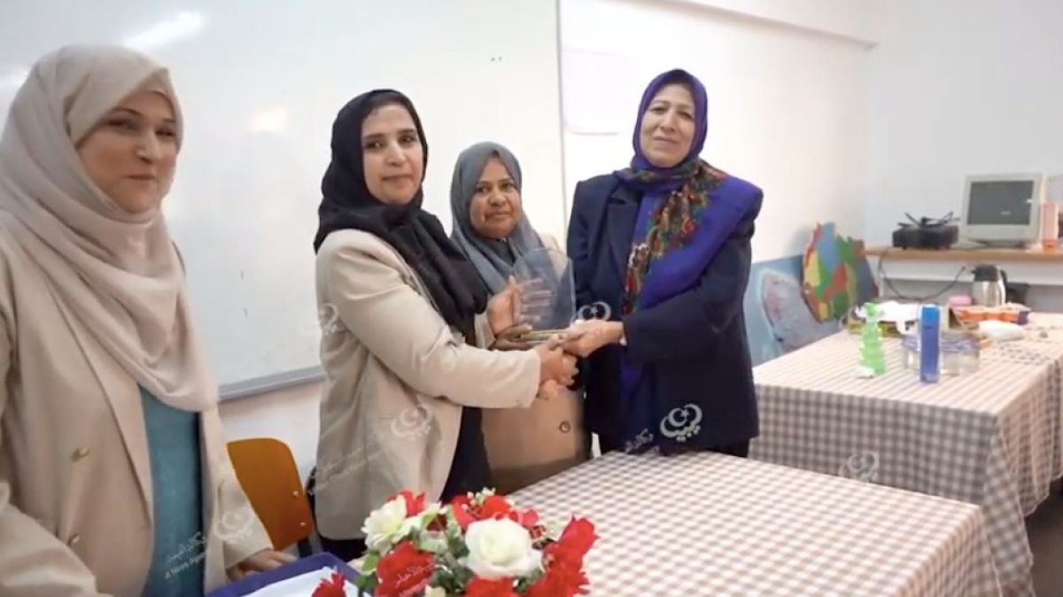 كلية الآداب بجامعة عمر المختار تنظم لقاء تعارف للعناصر النسائية
