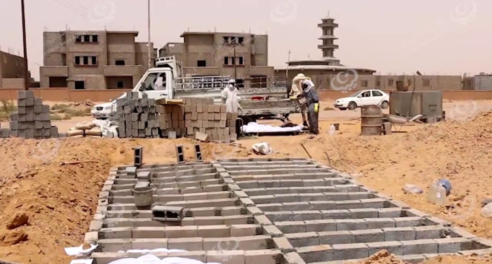 دفن (16) جثة مجهولة الهوية بمدينة سبها