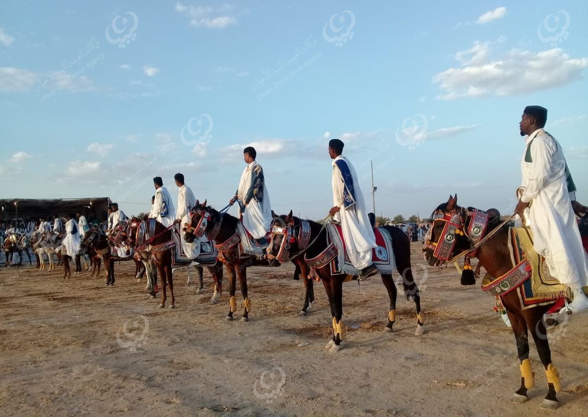 افتتاح مهرجان الفروسية والميز الشعبي بوادي عتبة