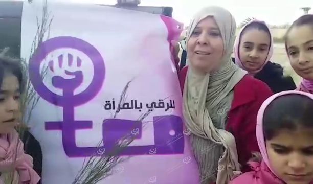 حملة تشجير في مدارس مدينة زوارة