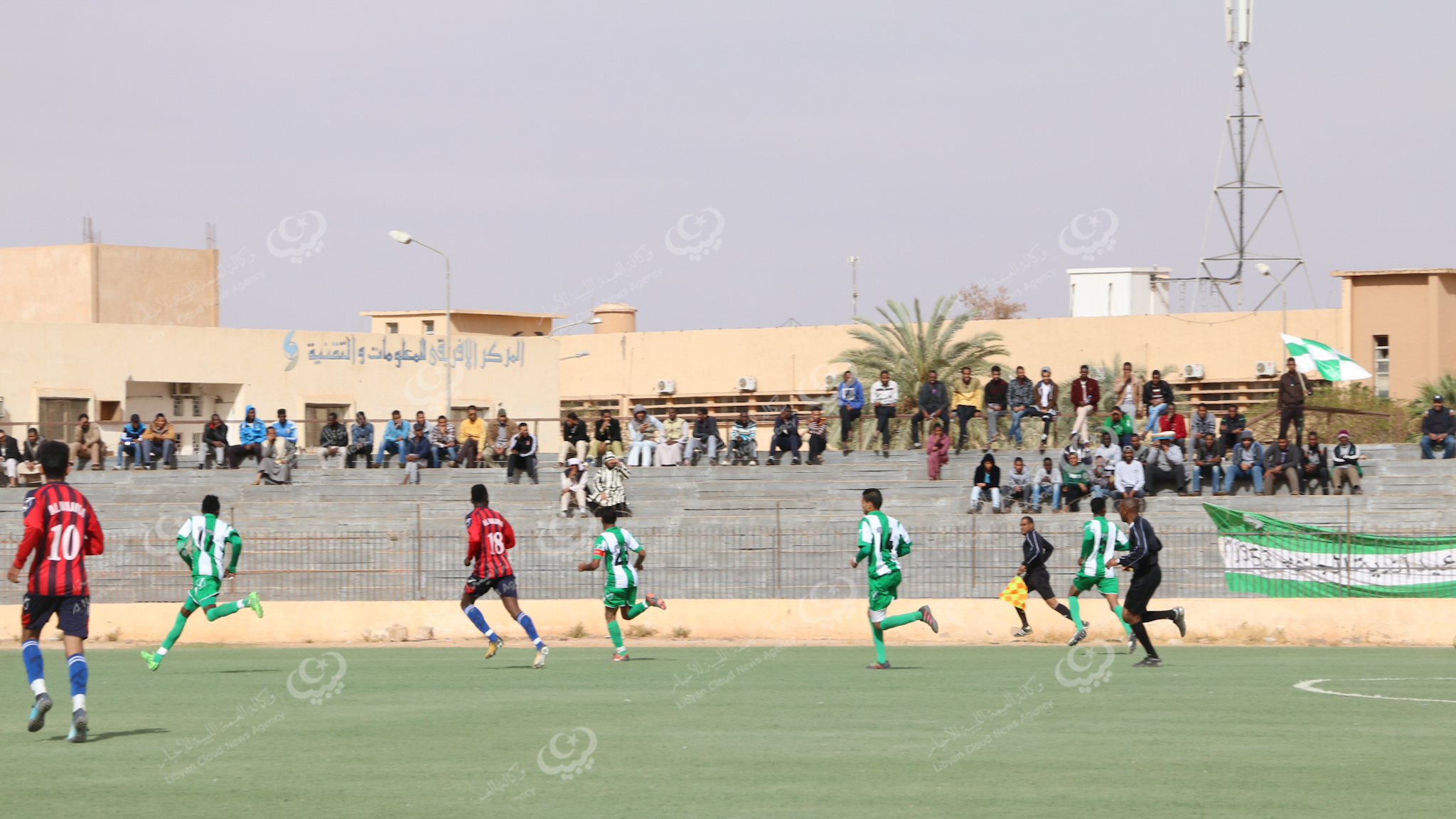 في مباريات الدوري الممتاز النجمة ببنغازي يتفوق على القرضابية بهدفين