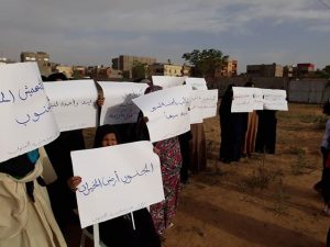 حراك صرخة نساء الجنوب ينظم وقفة احتجاجية بسبها