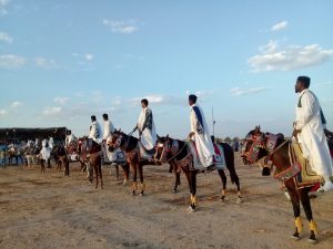 افتتاح مهرجان الفروسية والميز الشعبي بوادي عتبة